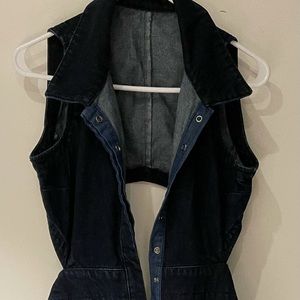 ASOS Cut out Denim Jumpsuit UK 12 US 8